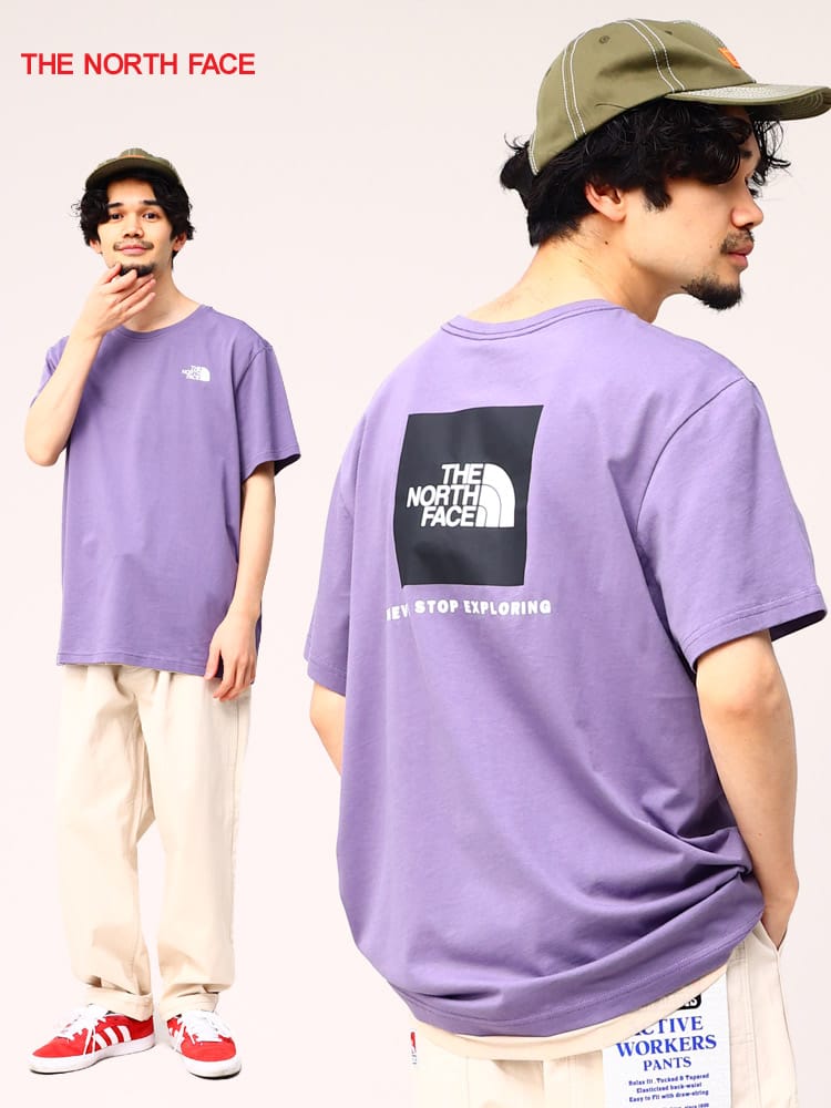 THE NORTH FACE (ザ ノースフェイス) バックプリント クルーネック 半袖 Tシャツ SS Redbox TEE