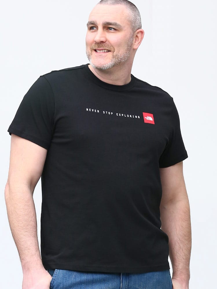 大きいサイズ メンズ THE NORTH FACE (ザ ノースフェイス) BOXロゴ クルーネック 半袖 Tシャツ S/S NSE TEE