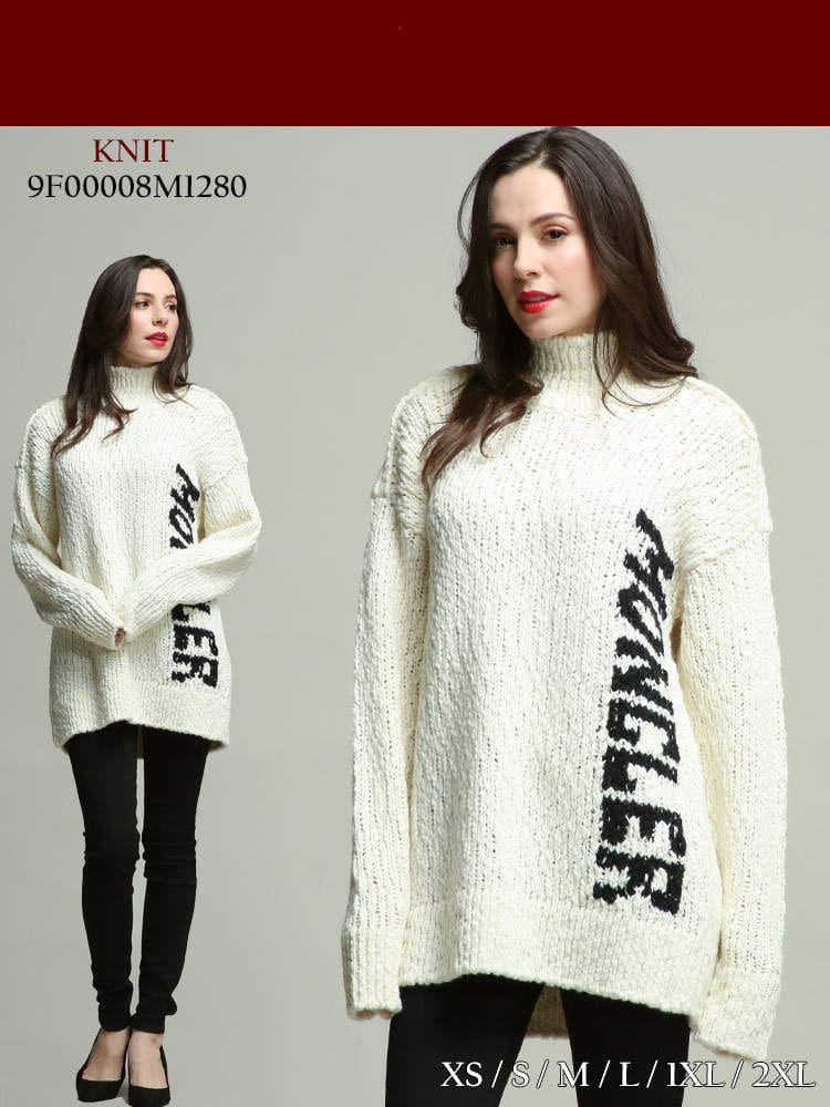 MONCLER モンクレール ロゴ タートルネック ニット ブランド レディース トップス セーター MCL9F00008M1280