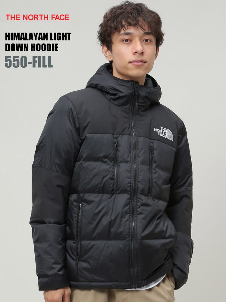 THE NORTH FACE (ザ ノースフェイス) ロゴ刺繍 フード フルジップ 