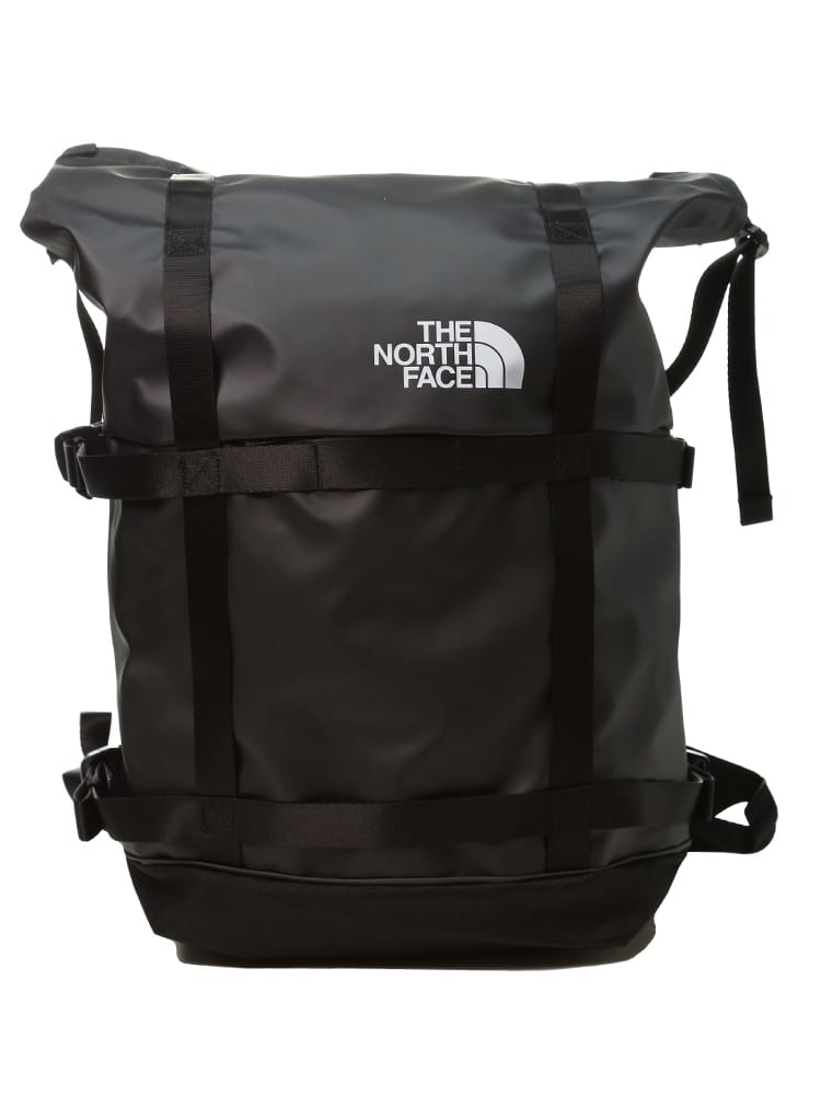 大きいサイズ メンズ THE NORTH FACE (ザ ノースフェイス) ロゴプリント バックパック COMMUTER PACK ROLL TOP