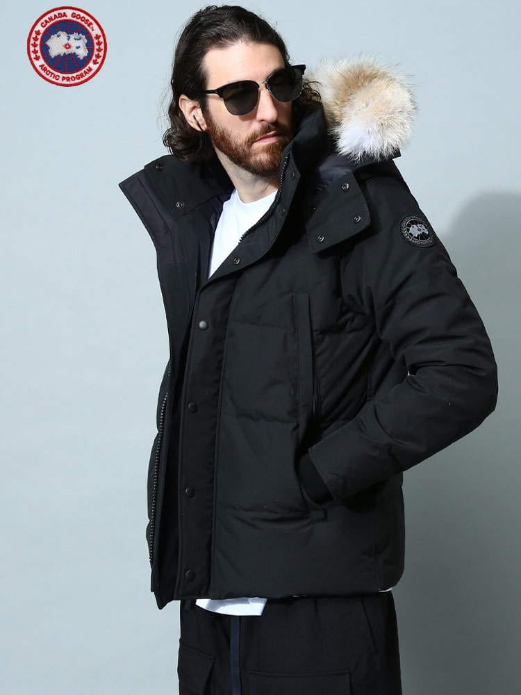 CANADA GOOSE (カナダグース) ファーフード フルジップ ダウンジャケット WYNDHAM CG3808MB