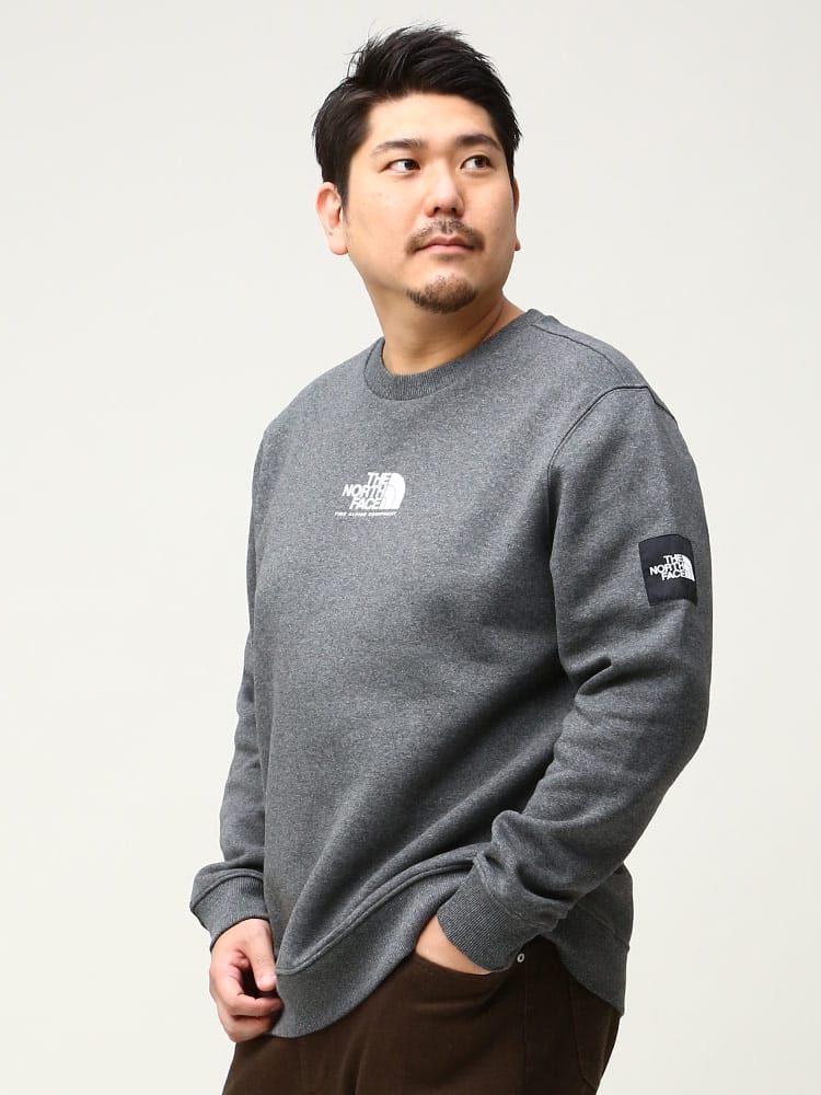 大きいサイズ メンズ THE NORTH FACE (ザ ノースフェイス) 裏起毛 クルーネック トレーナー MEN’S SEASONAL FINE CREW