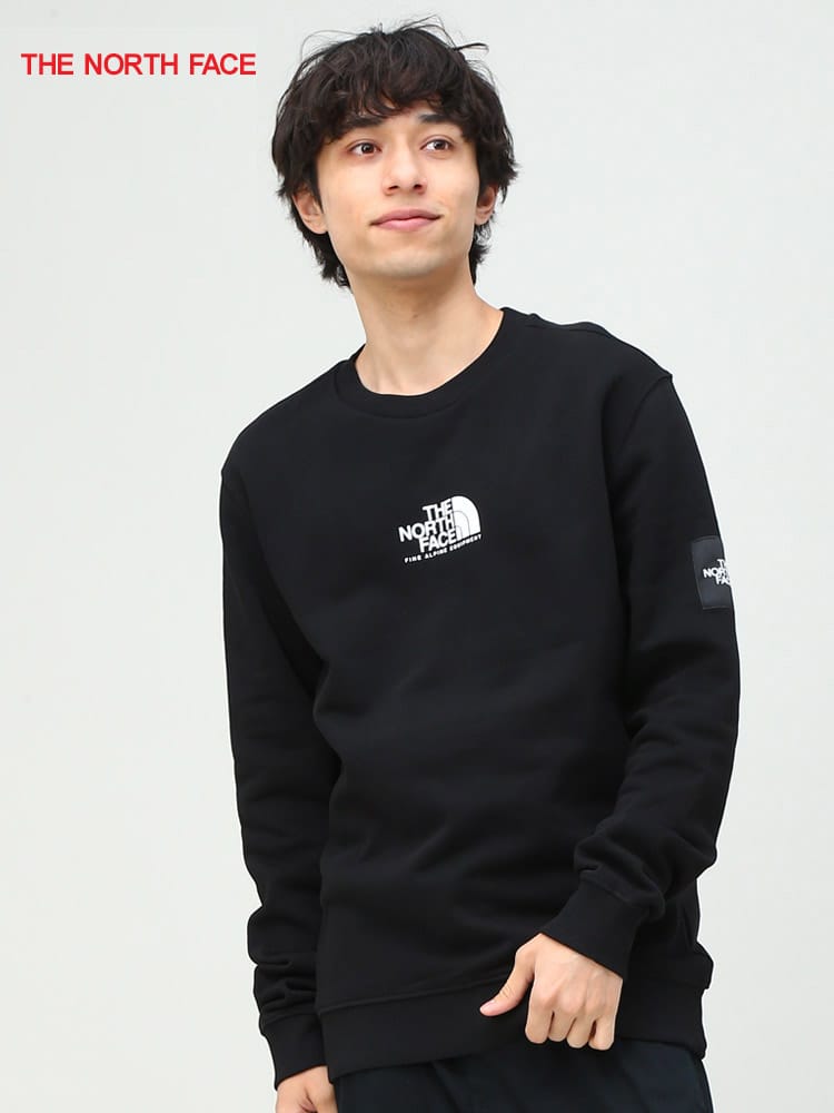 THE NORTH FACE (ザ ノースフェイス) 裏起毛 ワンポイントロゴ クルーネック トレーナー スエット スウェット SEASONAL FINE CREW