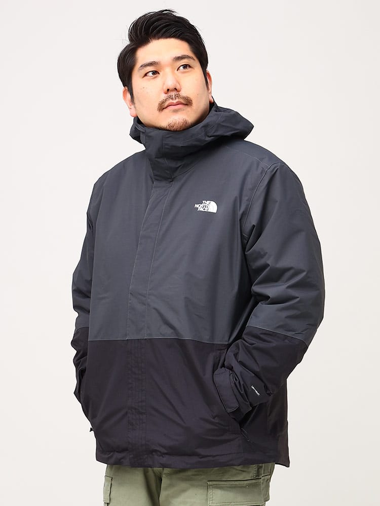 大きいサイズ メンズ THE NORTH FACE (ザ ノースフェイス) 3WAY 中綿ライナー フルジップ ジャケット NEW SYNTHETIC TRICLIMATE
