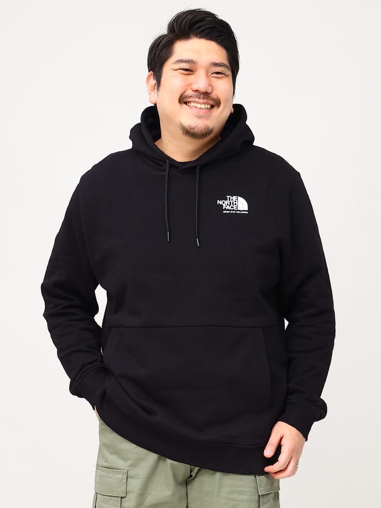 大きいサイズ メンズ THE NORTH FACE (ザ ノースフェイス) 裏起毛 バックプリント プルオーバー パーカー COORDINATES HOODIE