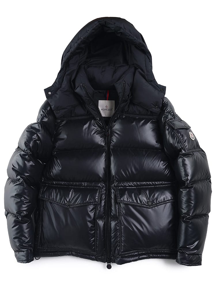 MONCLER (モンクレール) フード取り外し フルジップ ダウンジャケット 