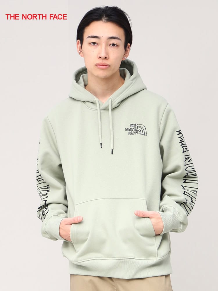 THE NORTH FACE (ザ ノースフェイス) 裏起毛 プルオーバー パーカー プルパーカー PRINTED PULLOVER HOODIE