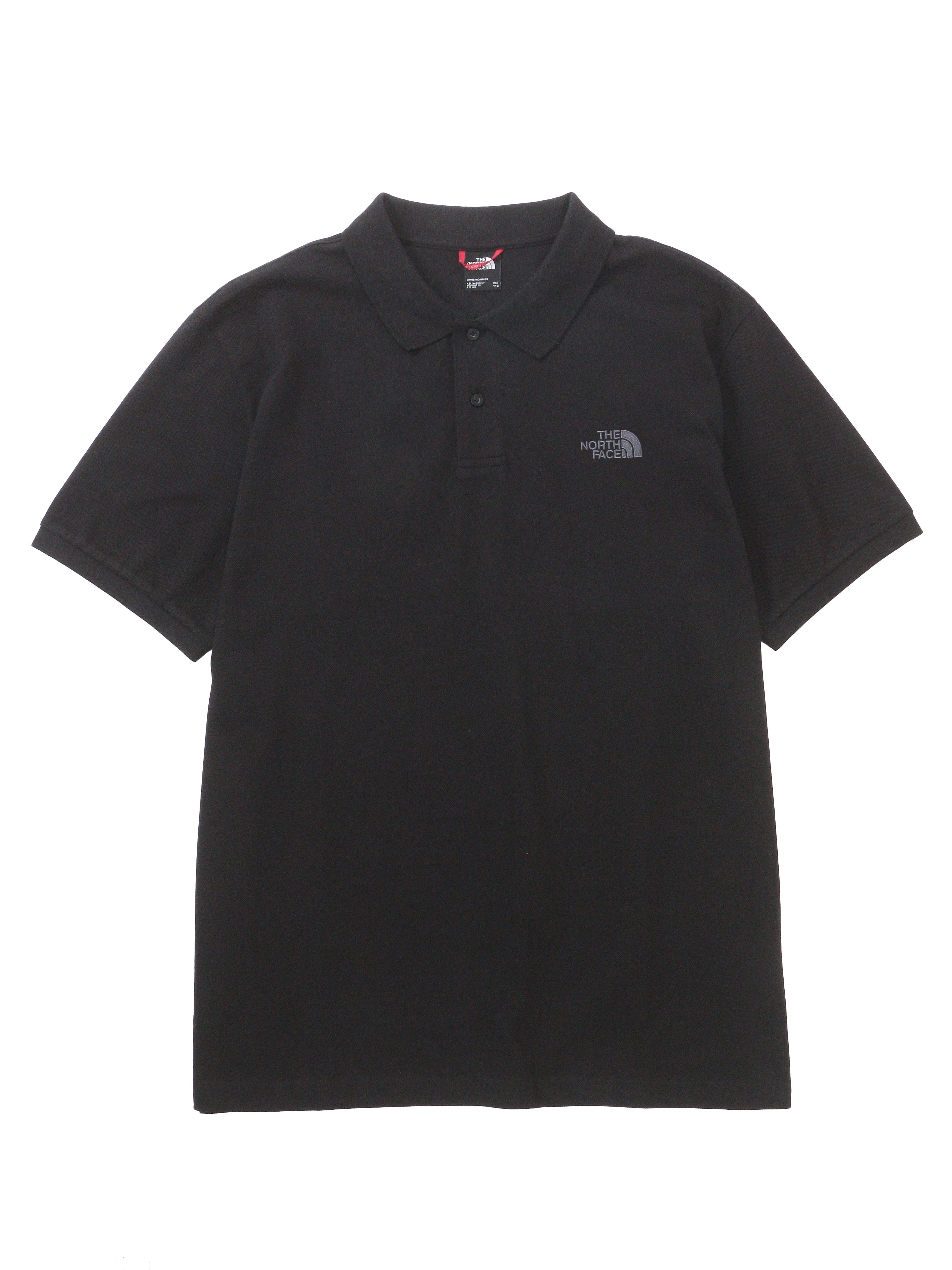 大きいサイズ メンズ THE NORTH FACE (ザ ノースフェイス) 胸ロゴ 半袖 ポロシャツ POLO PIQUET EU