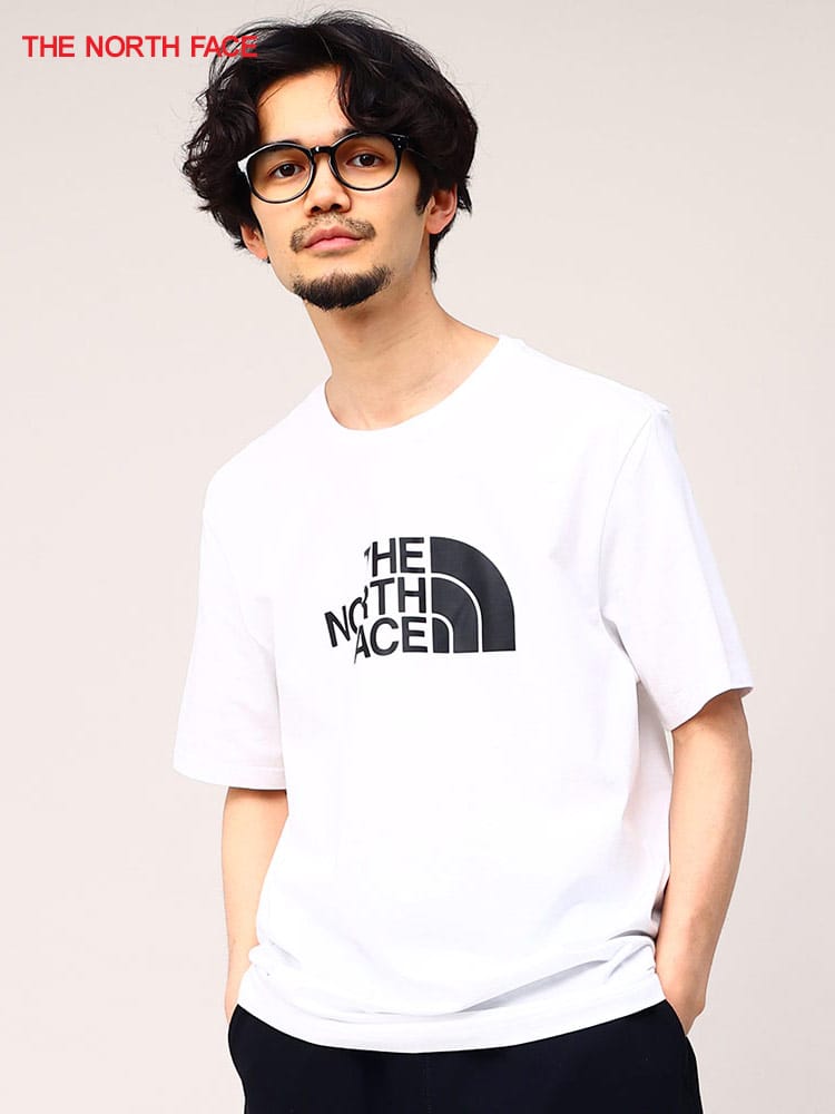 THE NORTH FACE (ザ ノースフェイス) ロゴプリント クルーネック 半袖 Tシャツ EASY TEE ユニセックス ロゴT ストリート ボックスロゴ