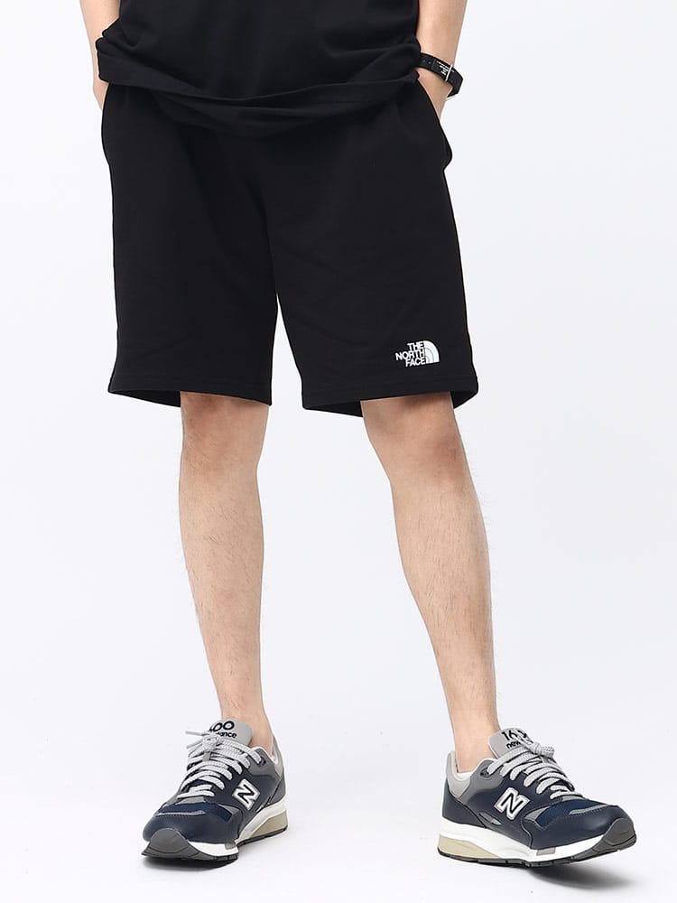 THE NORTH FACE (ザ ノースフェイス) ワンポイント スウェット ショートパンツ STANDARD SHORT LIGHT-EU