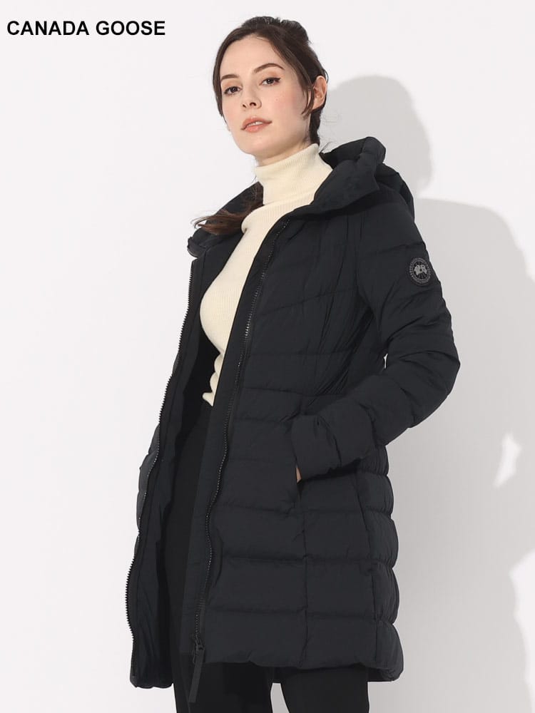 CANADA GOOSE (カナダグース) フード フルジップ ダウンコート CLAIR COAT CGL2331WB ブランド レディース アウター