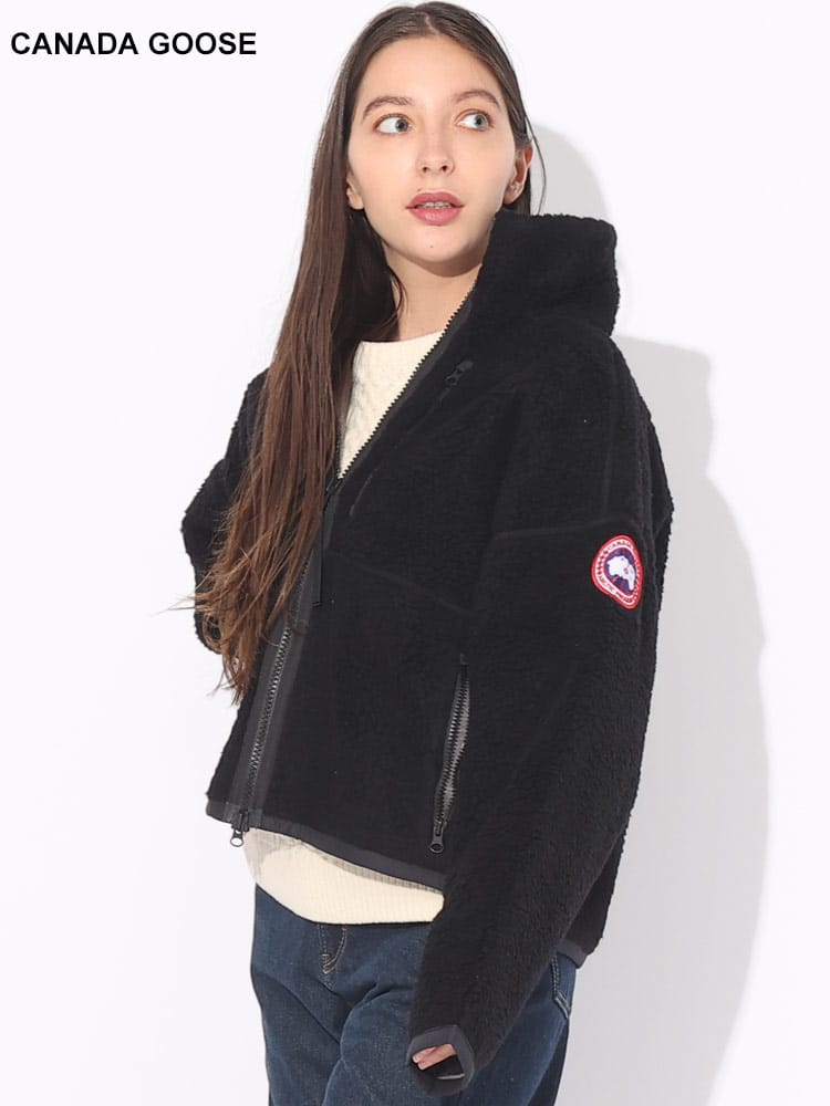 CANADA GOOSE (カナダグース) ボアフリース フルジップ ジャケット Simcoe Fleece Hoody CGL1101W ブランド レディース アウター