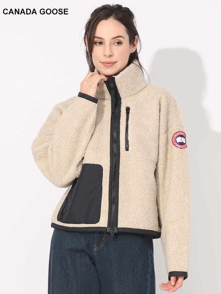 CANADA GOOSE (カナダグース) ボアフリース フルジップ ジャケット  