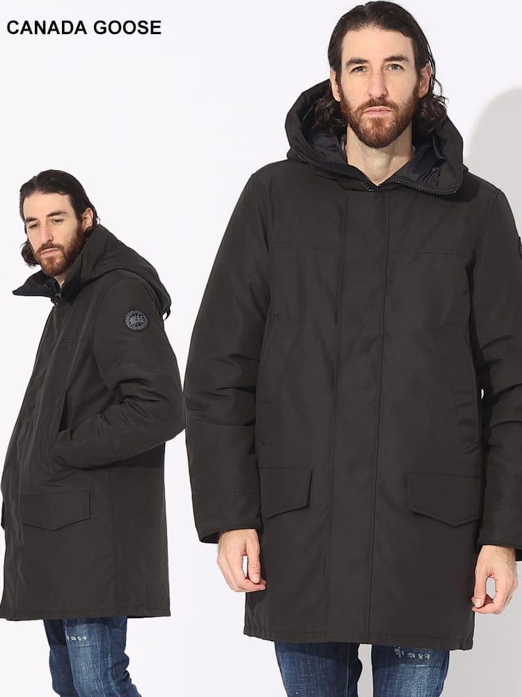 CANADA GOOSE (カナダグース) フード フルジップ ダウンパーカー Langford Parka CG2052MB ブランド メンズ 男性 アウター