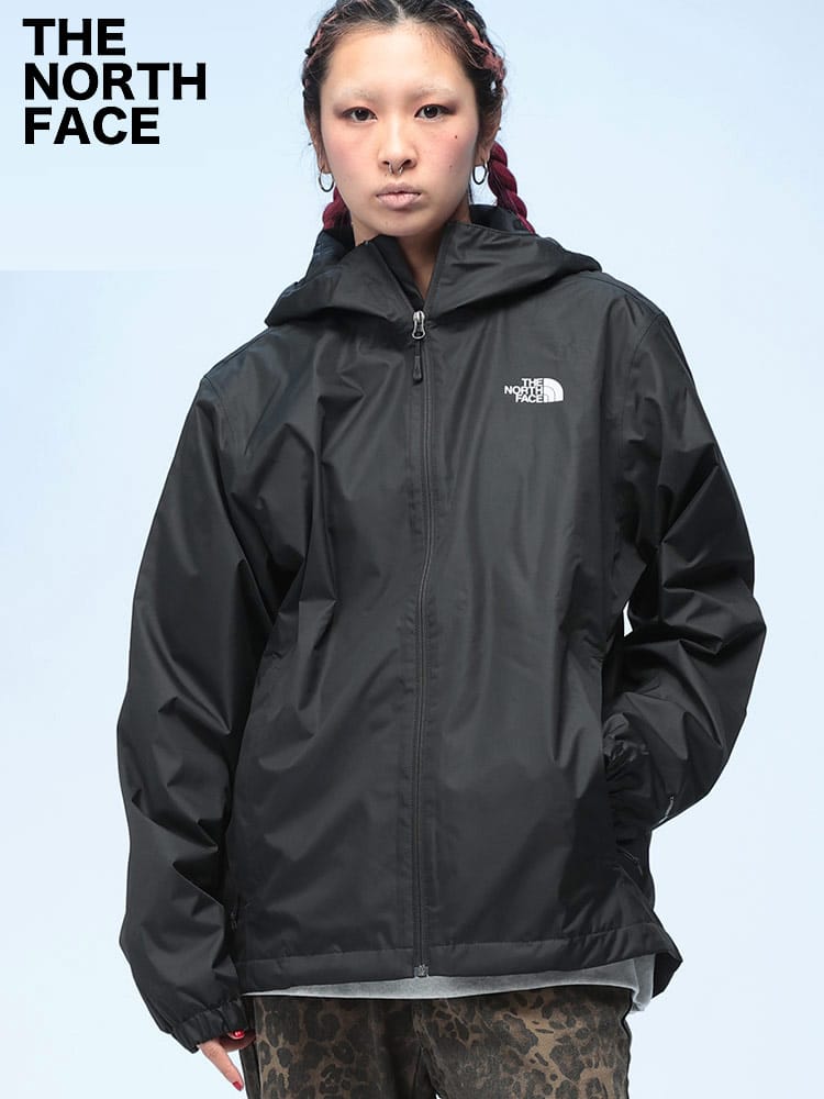 THE NORTH FACE (ザ ノースフェイス) 裏メッシュ 胸ロゴ フルジップ クエスト ジャケット DRYVENT