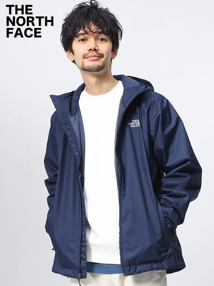 THE NORTH FACE (ザ ノースフェイス) 裏メッシュ 胸ロゴ フルジップ クエスト ジャケット DRYVENT