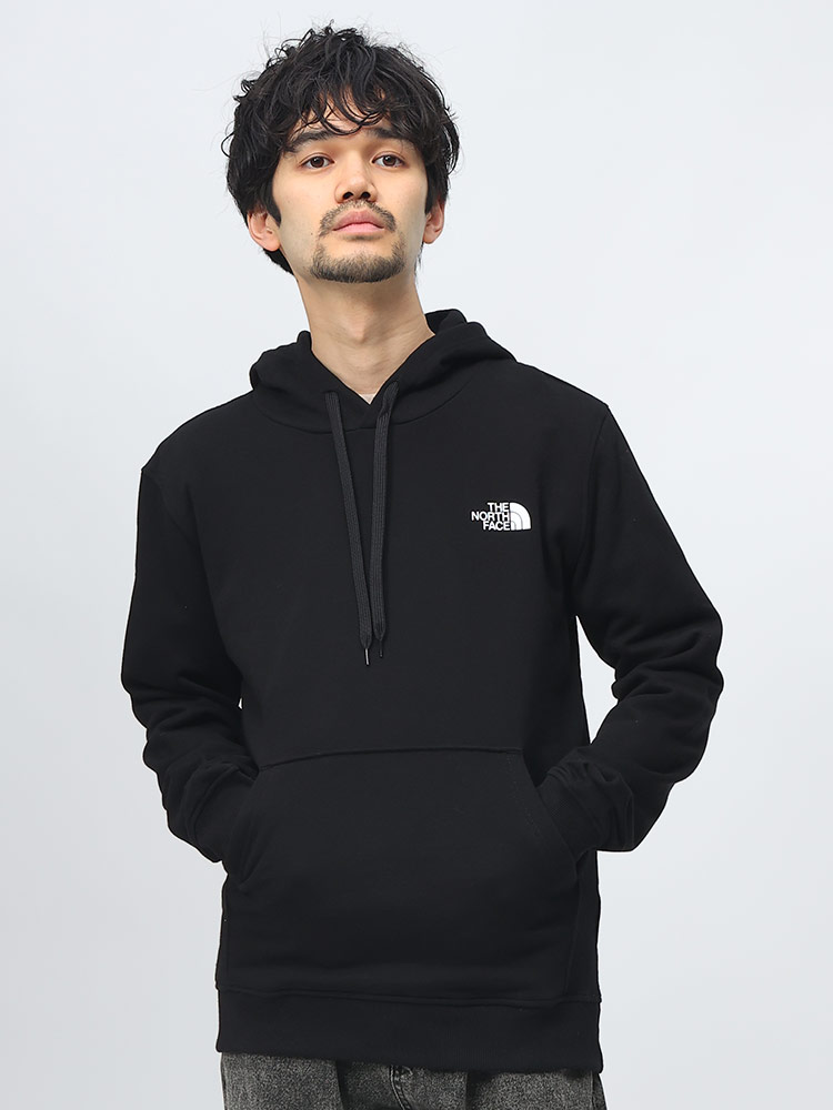 THE NORTH FACE (ザ ノースフェイス) コットン100％ 裏起毛 胸ロゴ プルオーバー パーカー SIMP【サカゼン公式通販】