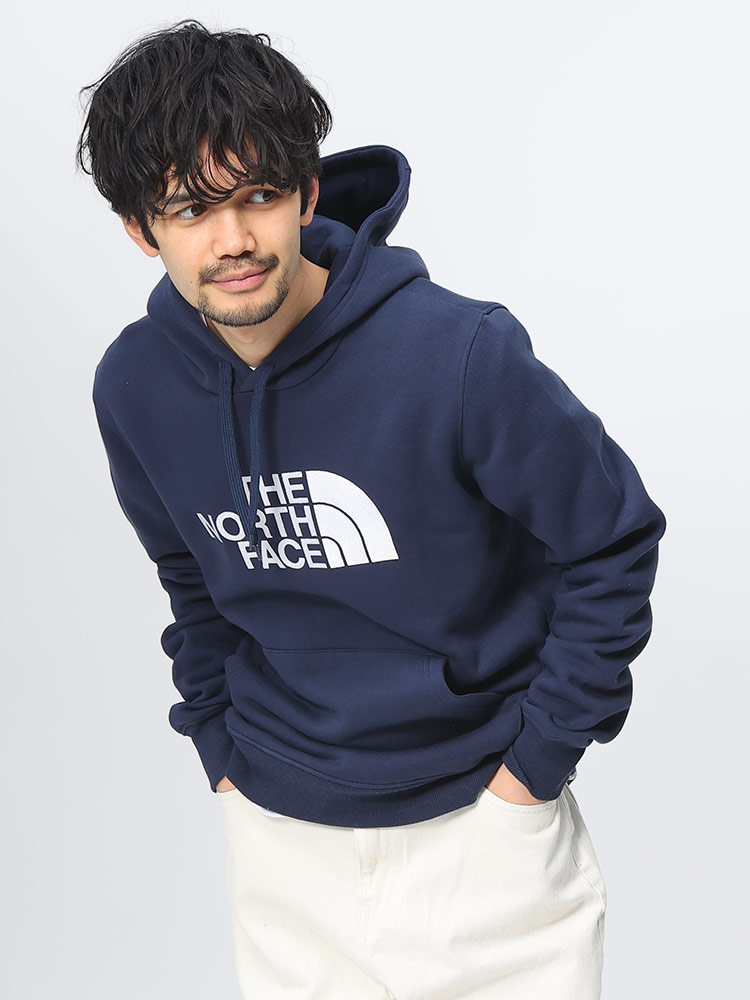 THE NORTH FACE (ザ ノースフェイス) 裏起毛 刺繍ロゴ プルオーバー パーカー DREW PEAK PULLOVER HOODIE