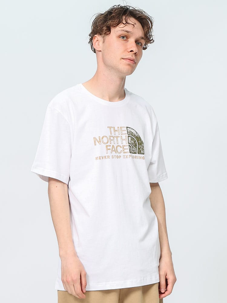 THE NORTH FACE (ザ ノースフェイス) ハーフドームロゴ クルーネック 半袖 Tシャツ M S/S RUST 2 TEE