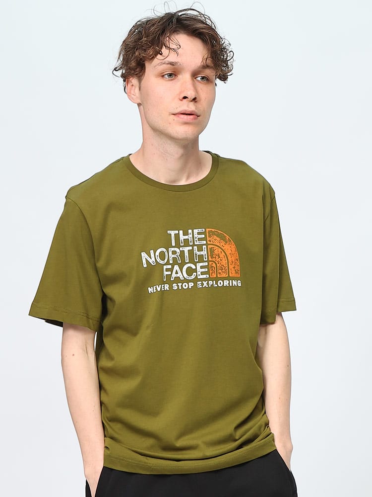 THE NORTH FACE (ザ ノースフェイス) ハーフドームロゴ クルーネック 半袖 Tシャツ M S/S RUST 2 TEE