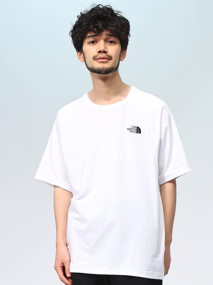 ノースフェイス Tシャツ MOUNTAIN LINE プリント クルーネック 半袖 