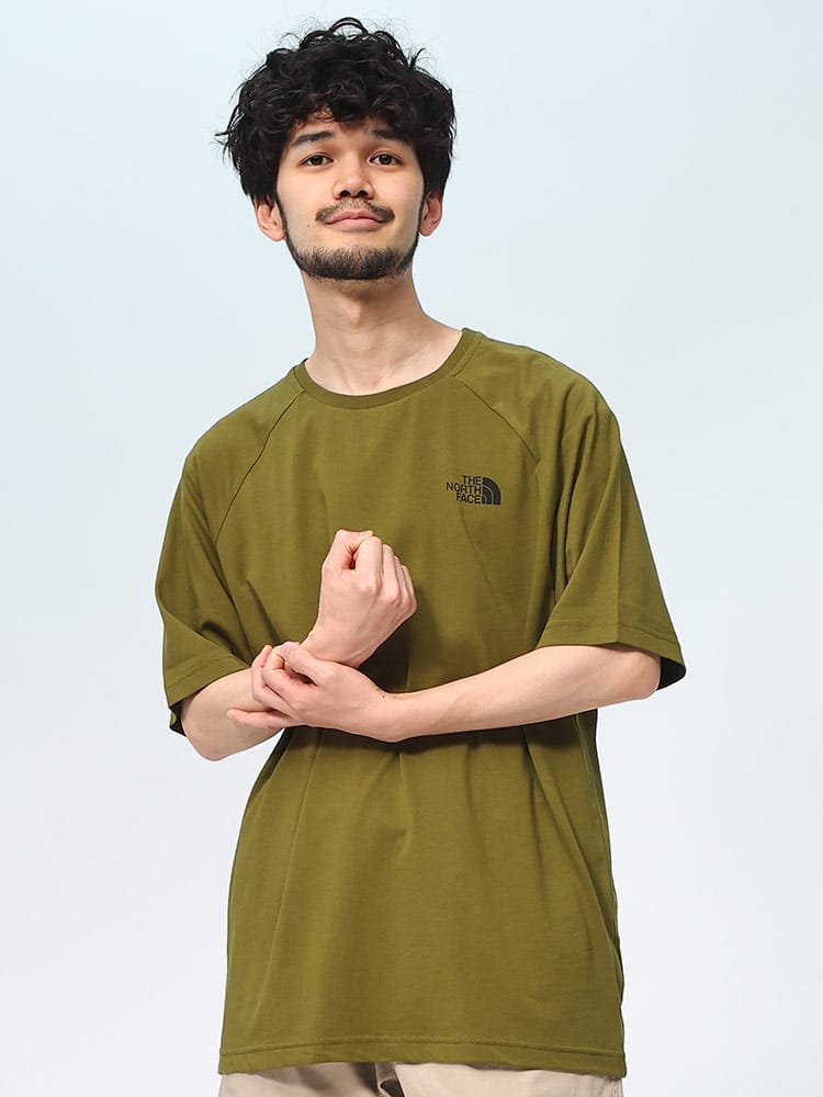 ノースフェイス Tシャツ バックプリント クルーネック 半袖 メンズ THE NORTH FACE トップス アウトドア NF0A87NU 綿100％