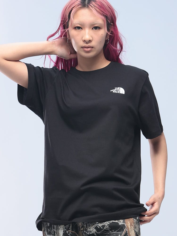 THE NORTH FACE (ザ ノースフェイス) BOXロゴ クルーネック 半袖 T 