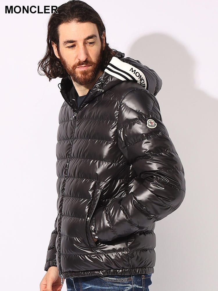 MONCLER (モンクレール) フードラインロゴ ルーズフィット ライトダウンジャケット CORNOUR MCCORNOUR4 メンズ