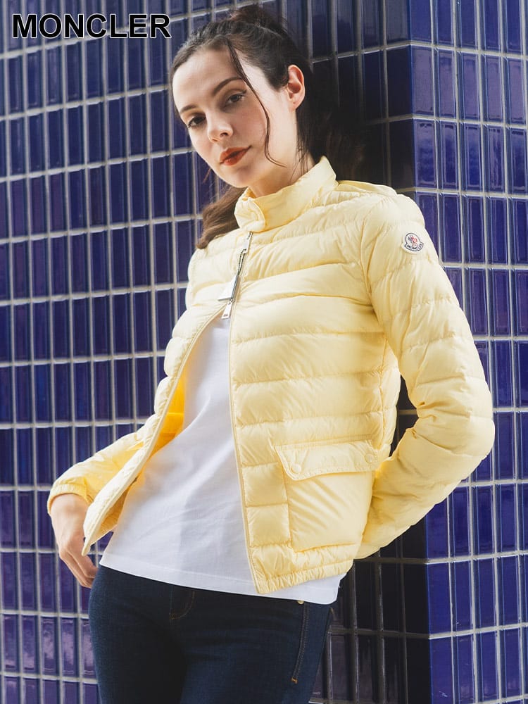 MONCLER (モンクレール) パッカブル パッチポケット スタンド ライトダウンジャケット LANS MCLLANS4 レディース