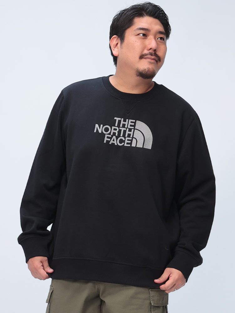 トレーナー スウェット 裏起毛 ドームロゴ刺繍 クルーネック DREW PEAK CREW トップス  プルオーバー 起毛 大きいサイズ メンズ