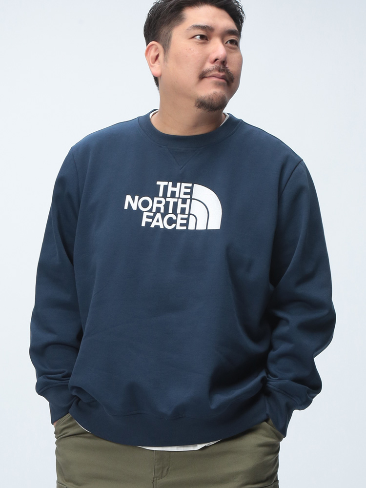 トレーナー スウェット 裏起毛 ドームロゴ刺繍 クルーネック DREW PEAK CREW トップス プルオーバー 起毛 大きいサイズ メンズ