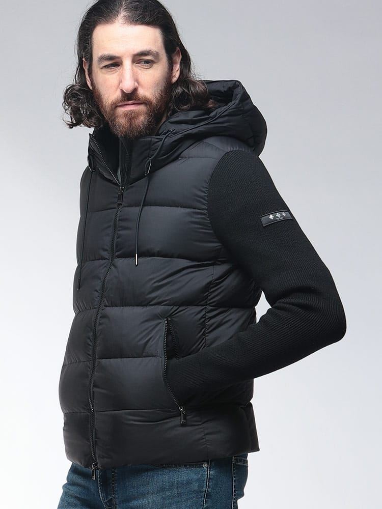 TATRAS (タトラス) ニット切り替え フルジップ ダウンジャケット TRKEITIE5 メンズ