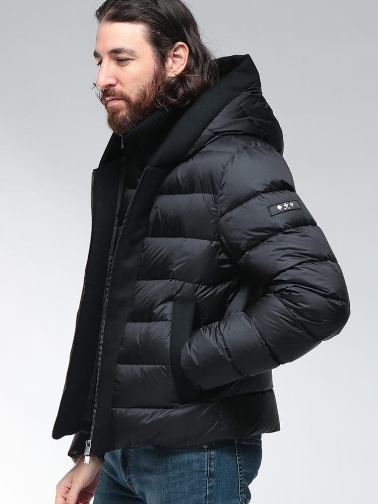 TATRAS (タトラス) ウールコンビ フルジップ ショート ダウンジャケット TRLIKO5 メンズ