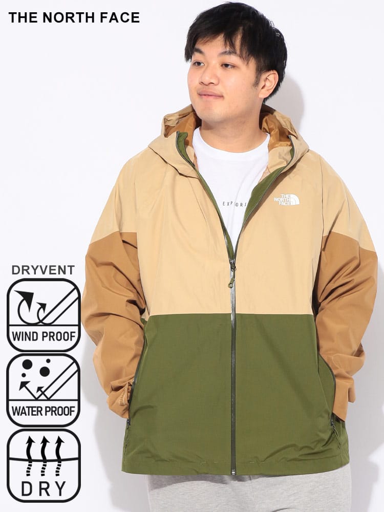 ナイロン ジャケット LIGHTNING ZIP-IN JACKET メンズ 大きいサイズ DRYVENT 防水 ライトニング ジップイン ジャケット マウンテンパーカー 登山 雪山 アウトドア