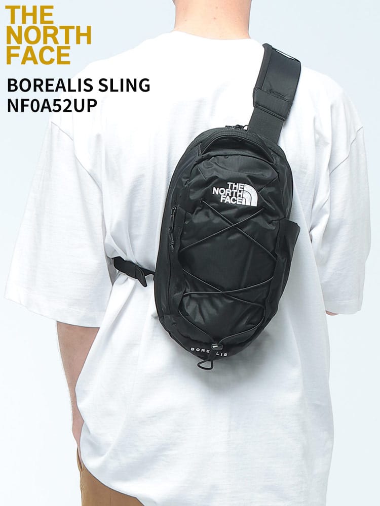THE NORTH FACE (ザ ノースフェイス) ボディバッグ ロゴ刺繍 BOREALIS SLING ショルダーバッグ ミニバッグ ワンショルダー NF0A52UP