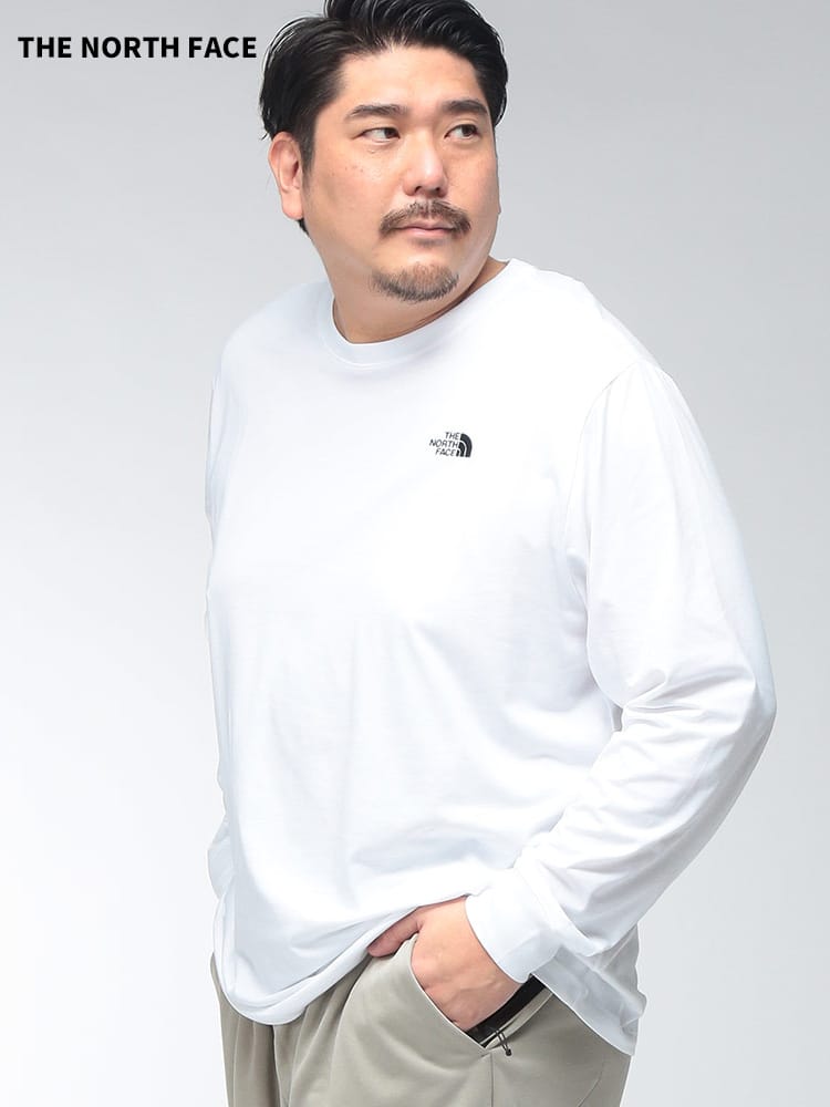 Tシャツ 長袖 メンズ 大きいサイズ ロゴ 刺繍 ミニマル クルーネック EVOLUTION SIMPLE DOME REGULAR LONG