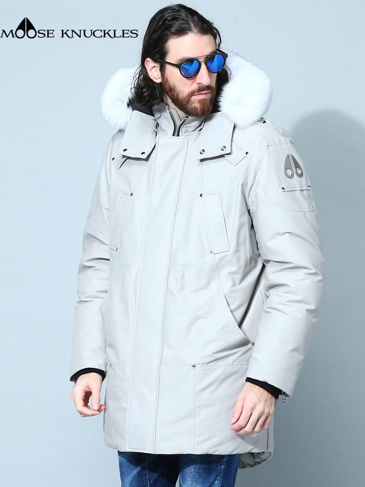 ムースナックルズ メンズ ダウン MOOSE KNUCKLES ブランド ダウンジャケット アウター ブルゾン リアルファー スターリングパーカー STIRLING 大きいサイズ MNMK4661MP