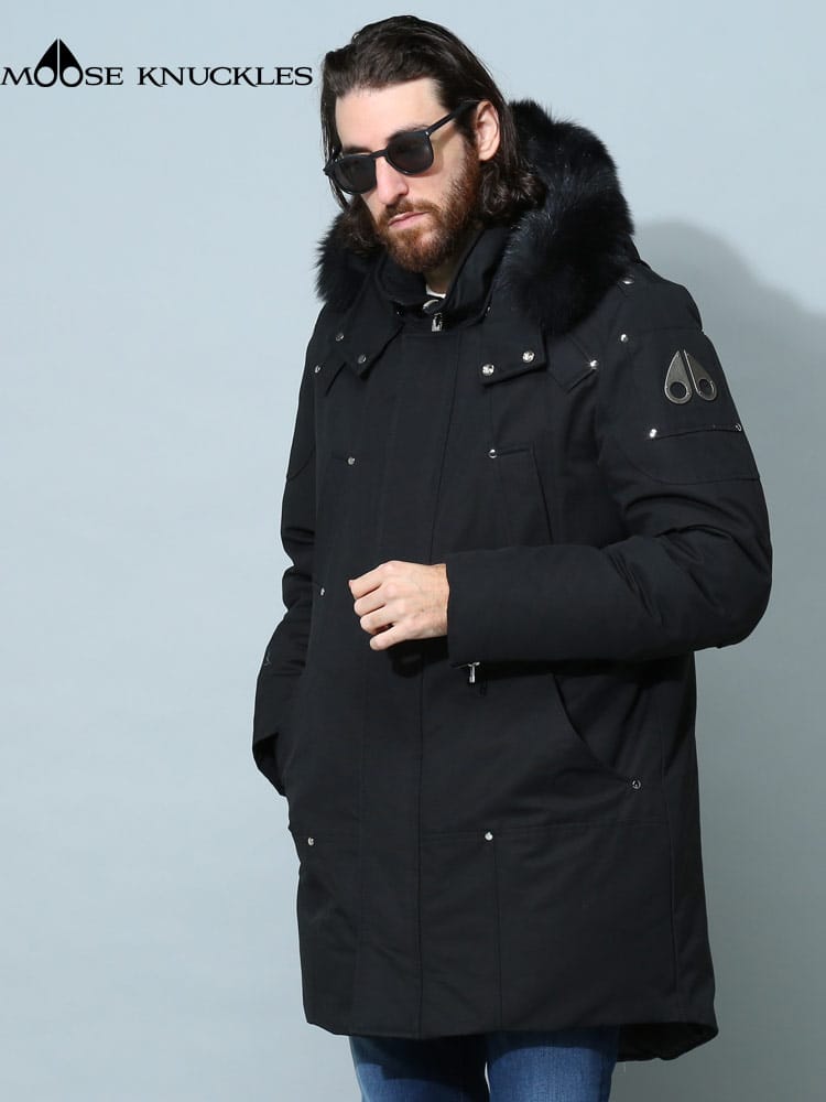MOOSE KNUCKLES (ムースナックルズ) ファーフード フルジップ ダウンジャケット STIRLING MNMK4661MP ブランド