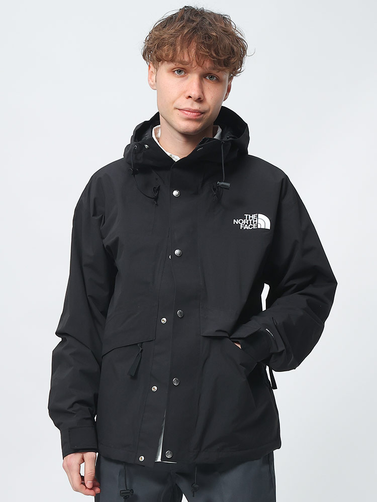 THE NORTH FACE (ザ ノースフェイス) ナイロン ロゴプリント ダブルジップ マウンテンパーカー Men's 86 Retro Mountain Jacket DRYVENT