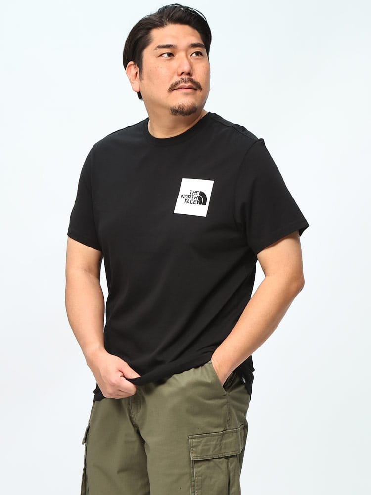 半袖 Tシャツ BOXロゴ クルーネック トップス クルー ロゴ 大きい 