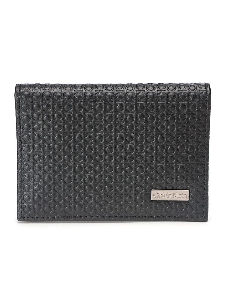 Calvin Klein (カルバンクライン) 総柄 カードケース MICRO EMBOSS メンズ