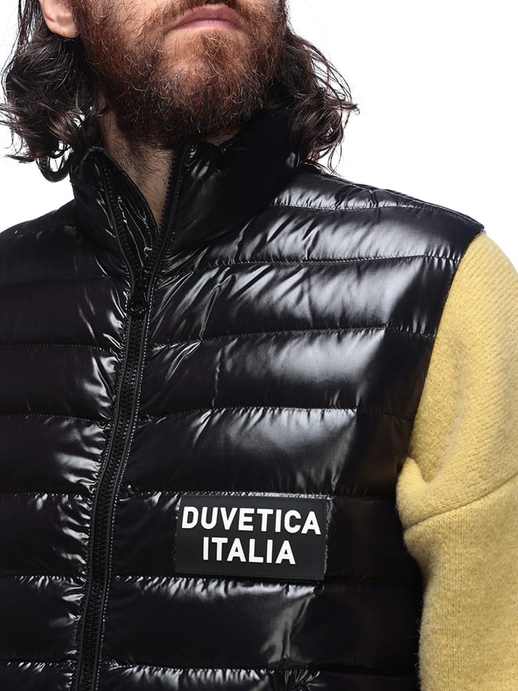 DUVETICA (デュベティカ) シャイニー フルジップ ライトダウン ベスト 