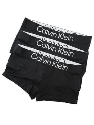 Calvin Klein (カルバンクライン) メンズ ボクサーパンツ ストレッチ 前閉じ パンツ 3枚セット LOW RISE TRUNK CKNP2607O