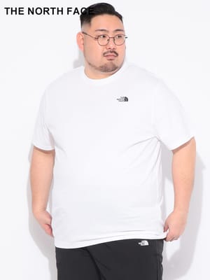 Tシャツ 半袖 メンズ 大きいサイズ 胸ロゴ クルーネック カットソー トップス コットン シンプル 刺繍 春 夏