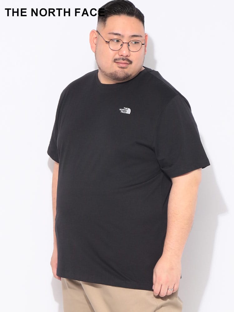 Tシャツ 半袖 メンズ 大きいサイズ 胸ロゴ クルーネック カットソー トップス コットン シンプル 刺繍 春 夏