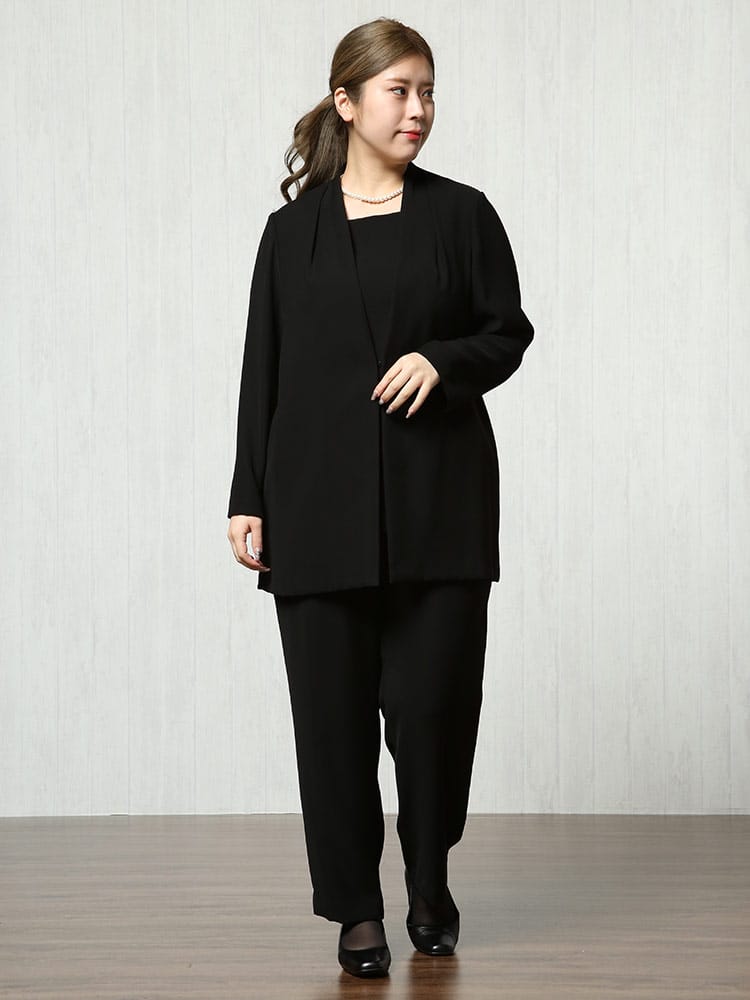 Stylish Thief (スタイリッシュシーフ) 礼服 ストレッチ 前開きファスナー ロングパンツ アンサンブル