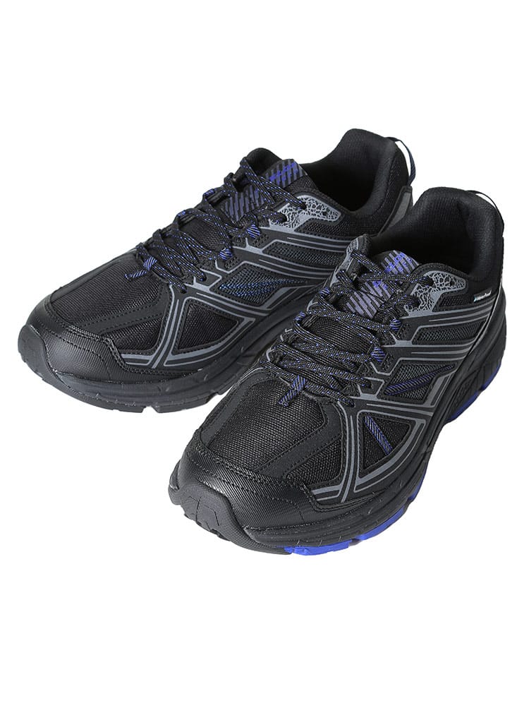 大きいサイズ メンズ DUNLOP (ダンロップ) 防水 軽量 レースアップ シューズ 幅広6E DM2005