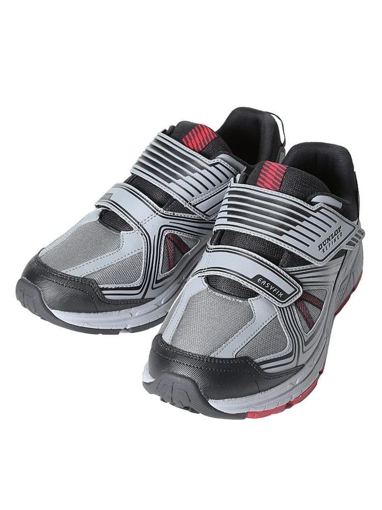大きいサイズ メンズ DUNLOP (ダンロップ) 防水 軽量 ベルクロ シューズ 幅広6E DM2004