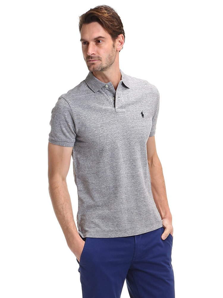 POLO RALPH LAUREN (ポロラルフローレン) 綿100％ ワンポイント 半袖 ポロシャツ CUSTOMFIT RL71066699 ブランド